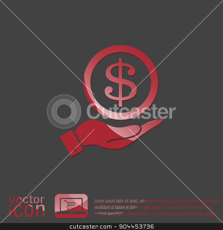 To use this stock image in your creative project, please select the size you need over to the right and click the "Add to Cart" button.
Your downloaded image will come with the Cutcaster watermark removed so don’t worry about the watermark you see on this page. hand holding a Dollar bill. symbol of money stock vector clipart, hand holding a Dollar bill. symbol of money by LittleCuckoo