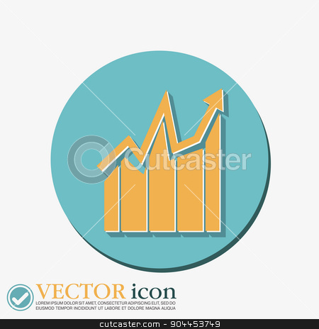 To use this stock image in your creative project, please select the size you need over to the right and click the "Add to Cart" button.
Your downloaded image will come with the Cutcaster watermark removed so don’t worry about the watermark you see on this page. chart diagram figure. business icon stock vector clipart, chart diagram figure. business icon by LittleCuckoo
