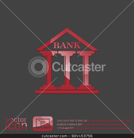To use this stock image in your creative project, please select the size you need over to the right and click the "Add to Cart" button.
Your downloaded image will come with the Cutcaster watermark removed so don’t worry about the watermark you see on this page. bank building. stock vector clipart, bank building. by LittleCuckoo