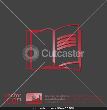 To use this stock image in your creative project, please select the size you need over to the right and click the "Add to Cart" button.
Your downloaded image will come with the Cutcaster watermark removed so don’t worry about the watermark you see on this page. Open book icon stock vector clipart, Open book icon by LittleCuckoo