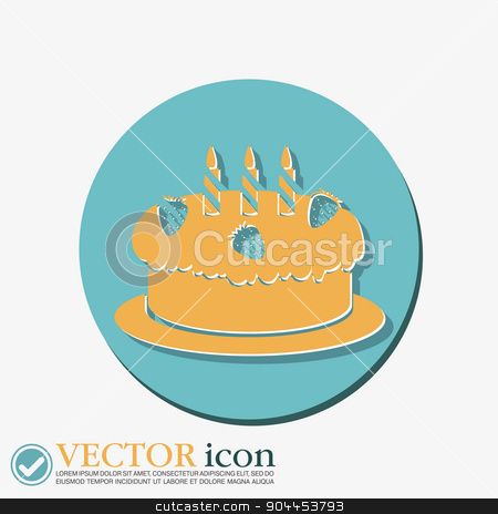 To use this stock image in your creative project, please select the size you need over to the right and click the "Add to Cart" button.
Your downloaded image will come with the Cutcaster watermark removed so don’t worry about the watermark you see on this page. birthday cake icon stock vector clipart, birthday cake icon. symbol of cake. Celebrating the birthday of the loaf . by LittleCuckoo