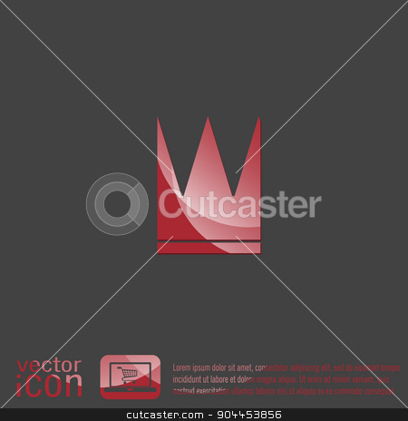 To use this stock image in your creative project, please select the size you need over to the right and click the "Add to Cart" button.
Your downloaded image will come with the Cutcaster watermark removed so don’t worry about the watermark you see on this page. crown icon stock vector clipart, crown icon by LittleCuckoo
