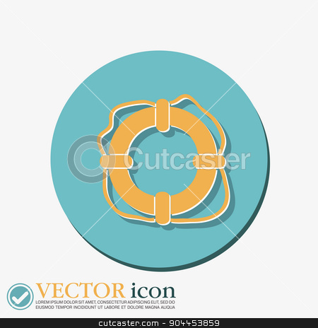 To use this stock image in your creative project, please select the size you need over to the right and click the "Add to Cart" button.
Your downloaded image will come with the Cutcaster watermark removed so don’t worry about the watermark you see on this page. lifebuoy icon stock vector clipart, lifebuoy icon by LittleCuckoo
