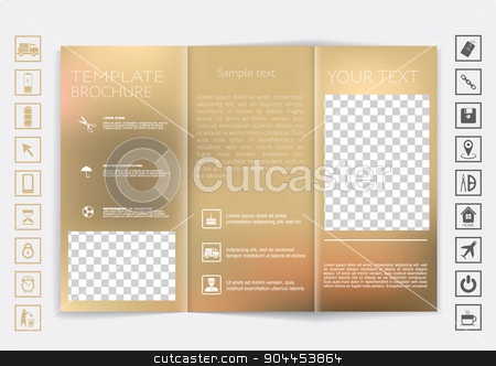 To use this stock image in your creative project, please select the size you need over to the right and click the "Add to Cart" button.
Your downloaded image will come with the Cutcaster watermark removed so don’t worry about the watermark you see on this page. Tri-Fold Brochure mock up vector design. Smooth unfocused bokeh background. stock vector clipart, Tri-Fold Brochure mock up vector design. Smooth unfocused bokeh background. Corporate Business Style by LittleCuckoo