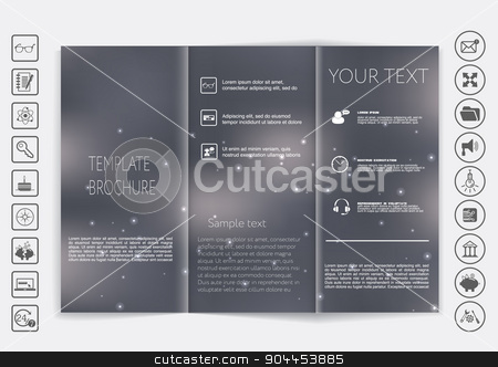 To use this stock image in your creative project, please select the size you need over to the right and click the "Add to Cart" button.
Your downloaded image will come with the Cutcaster watermark removed so don’t worry about the watermark you see on this page. Tri-Fold Brochure mock up vector design. Smooth unfocused bokeh background. stock vector clipart, Tri-Fold Brochure mock up vector design. Smooth unfocused bokeh background. Corporate Business Style by LittleCuckoo