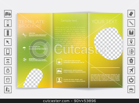 To use this stock image in your creative project, please select the size you need over to the right and click the "Add to Cart" button.
Your downloaded image will come with the Cutcaster watermark removed so don’t worry about the watermark you see on this page. Tri-Fold Brochure mock up vector design. Smooth unfocused bokeh background. stock vector clipart, Tri-Fold Brochure mock up vector design. Smooth unfocused bokeh background. Corporate Business Style by LittleCuckoo