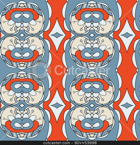 To use this stock image in your creative project, please select the size you need over to the right and click the "Add to Cart" button.
Your downloaded image will come with the Cutcaster watermark removed so don’t worry about the watermark you see on this page. Abstract seamless ornament pattern.kaleidoscope effect. stock vector clipart, Abstract seamless ornament pattern. the kaleidoscope effect. Ethnic damask motif. Vintage style pattern. Vector illustration by LittleCuckoo