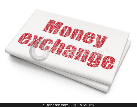 To use this stock image in your creative project, please select the size you need over to the right and click the "Add to Cart" button.
Your downloaded image will come with the Cutcaster watermark removed so don’t worry about the watermark you see on this page. Banking concept: Money Exchange on Blank Newspaper background stock photo, Banking concept: Pixelated Money Exchange icon on Blank Newspaper background, 3d render by mkabakov