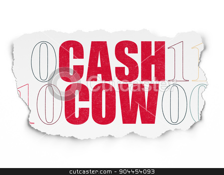 To use this stock image in your creative project, please select the size you need over to the right and click the "Add to Cart" button.
Your downloaded image will come with the Cutcaster watermark removed so don’t worry about the watermark you see on this page. Finance concept: Cash Cow on Torn Paper background stock photo, Finance concept: Painted red text Cash Cow on Torn Paper background with Binary Code, 3d render by mkabakov