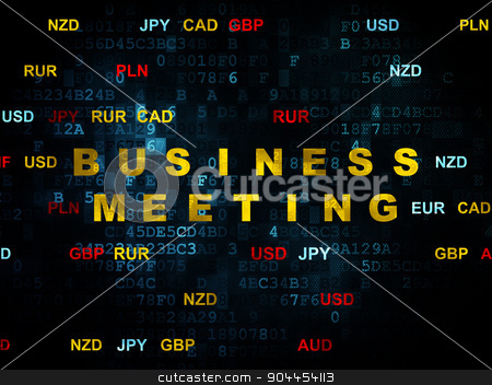 To use this stock image in your creative project, please select the size you need over to the right and click the "Add to Cart" button.
Your downloaded image will come with the Cutcaster watermark removed so don’t worry about the watermark you see on this page. Finance concept: Business Meeting on Digital background stock photo, Finance concept: Pixelated yellow text Business Meeting on Digital wall background with Currency, 3d render by mkabakov