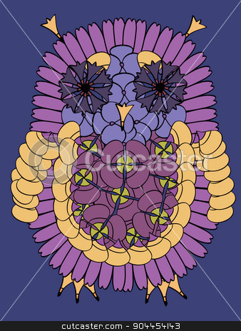 To use this stock image in your creative project, please select the size you need over to the right and click the "Add to Cart" button.
Your downloaded image will come with the Cutcaster watermark removed so don’t worry about the watermark you see on this page. Owl bird made from fresh summer flowers. stock vector clipart, Owl bird made from fresh summer flowers. Abstract isolated collage by Aleksandra Serova