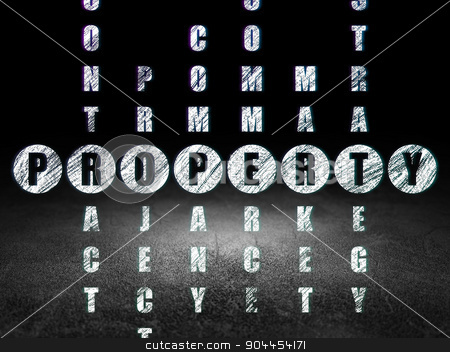 To use this stock image in your creative project, please select the size you need over to the right and click the "Add to Cart" button.
Your downloaded image will come with the Cutcaster watermark removed so don’t worry about the watermark you see on this page. Finance concept: word Property in solving Crossword Puzzle stock photo, Finance concept: Glowing word Property in solving Crossword Puzzle in grunge dark room with Dirty Floor, black background by mkabakov