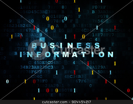 To use this stock image in your creative project, please select the size you need over to the right and click the "Add to Cart" button.
Your downloaded image will come with the Cutcaster watermark removed so don’t worry about the watermark you see on this page. Finance concept: Business Information on Digital background stock photo, Finance concept: Pixelated blue text Business Information on Digital wall background with Binary Code, 3d render by mkabakov