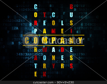 To use this stock image in your creative project, please select the size you need over to the right and click the "Add to Cart" button.
Your downloaded image will come with the Cutcaster watermark removed so don’t worry about the watermark you see on this page. Business concept: word Company in solving Crossword Puzzle stock photo, Business concept: Pixelated yellow word Company in solving Crossword Puzzle on Digital background, 3d render by mkabakov