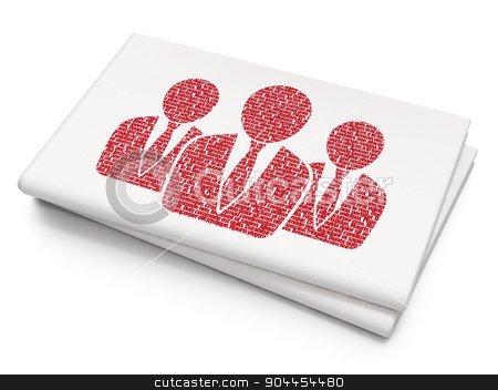 To use this stock image in your creative project, please select the size you need over to the right and click the "Add to Cart" button.
Your downloaded image will come with the Cutcaster watermark removed so don’t worry about the watermark you see on this page. Advertising concept: Business People on Blank Newspaper background stock photo, Advertising concept: Pixelated Business People icon on Blank Newspaper background, 3d render by mkabakov
