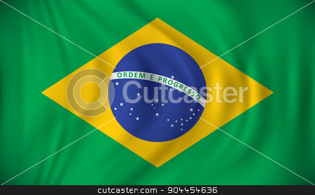 To use this stock image in your creative project, please select the size you need over to the right and click the "Add to Cart" button.
Your downloaded image will come with the Cutcaster watermark removed so don’t worry about the watermark you see on this page. Flag of Brazil stock vector clipart, Flag of Brazil - vector illustration by ojal_2