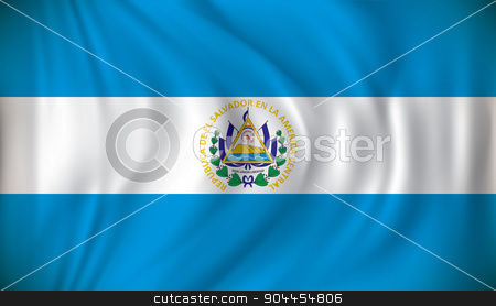 To use this stock image in your creative project, please select the size you need over to the right and click the "Add to Cart" button.
Your downloaded image will come with the Cutcaster watermark removed so don’t worry about the watermark you see on this page. Flag of El Salvador stock vector clipart, Flag of El Salvador - vector illustration by ojal_2