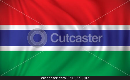To use this stock image in your creative project, please select the size you need over to the right and click the "Add to Cart" button.
Your downloaded image will come with the Cutcaster watermark removed so don’t worry about the watermark you see on this page. Flag of Gambia stock vector clipart, Flag of Gambia - vector illustration by ojal_2