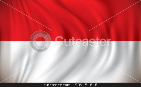 To use this stock image in your creative project, please select the size you need over to the right and click the "Add to Cart" button.
Your downloaded image will come with the Cutcaster watermark removed so don’t worry about the watermark you see on this page. Flag of Indonesia stock vector clipart, Flag of Indonesia - vector illustration by ojal_2