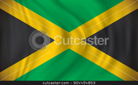 To use this stock image in your creative project, please select the size you need over to the right and click the "Add to Cart" button.
Your downloaded image will come with the Cutcaster watermark removed so don’t worry about the watermark you see on this page. Flag of Jamaica stock vector clipart, Flag of Jamaica - vector illustration by ojal_2