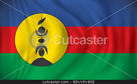 To use this stock image in your creative project, please select the size you need over to the right and click the "Add to Cart" button.
Your downloaded image will come with the Cutcaster watermark removed so don’t worry about the watermark you see on this page. Flag of New Caledonia stock vector clipart, Flag of New Caledonia - vector illustration by ojal_2