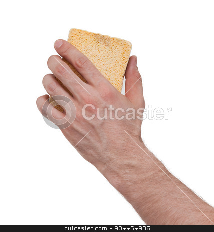 To use this stock image in your creative project, please select the size you need over to the right and click the "Add to Cart" button.
Your downloaded image will come with the Cutcaster watermark removed so don’t worry about the watermark you see on this page. Yellow Sponge with white background stock photo, Yellow Sponge with white background, hand of an adult man by michaklootwijk