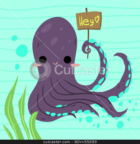 To use this stock image in your creative project, please select the size you need over to the right and click the "Add to Cart" button.
Your downloaded image will come with the Cutcaster watermark removed so don’t worry about the watermark you see on this page. Cartoon funny octopus flat icon. stock vector clipart, The vector illustration for ui, web games, tablets, wallpapers, and patterns. by lemon5ky