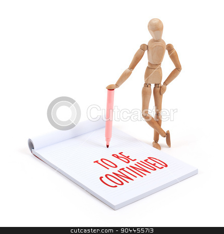To use this stock image in your creative project, please select the size you need over to the right and click the "Add to Cart" button.
Your downloaded image will come with the Cutcaster watermark removed so don’t worry about the watermark you see on this page. Wooden mannequin writing - To be continued stock photo, Wooden mannequin writing in a scrapbook - To be continued by michaklootwijk