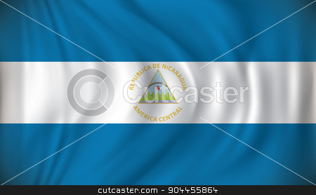 To use this stock image in your creative project, please select the size you need over to the right and click the "Add to Cart" button.
Your downloaded image will come with the Cutcaster watermark removed so don’t worry about the watermark you see on this page. Flag of Nicaragua stock vector clipart, Flag of Nicaragua - vector illustration by ojal_2