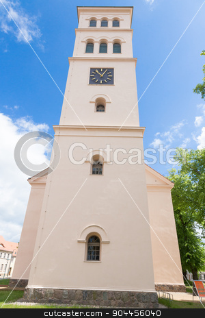 To use this stock image in your creative project, please select the size you need over to the right and click the "Add to Cart" button.
Your downloaded image will come with the Cutcaster watermark removed so don’t worry about the watermark you see on this page. Church facade Liebenwalde stock photo, Evangelical Church of Liebenwalde in Brandenburg by Bernd Kröger
