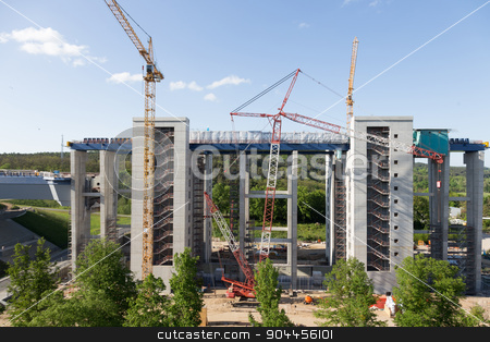 To use this stock image in your creative project, please select the size you need over to the right and click the "Add to Cart" button.
Your downloaded image will come with the Cutcaster watermark removed so don’t worry about the watermark you see on this page. Two staircases stock photo, Site of the new Ship lift in Niederfinow by Bernd Kröger