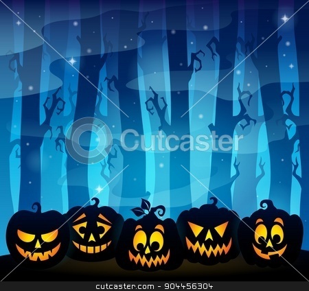 To use this stock image in your creative project, please select the size you need over to the right and click the "Add to Cart" button.
Your downloaded image will come with the Cutcaster watermark removed so don’t worry about the watermark you see on this page. Pumpkin silhouettes theme image 3 stock vector clipart, Pumpkin silhouettes theme image 3 - eps10 vector illustration. by Klara Viskova