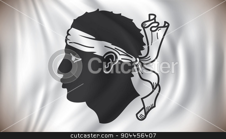 To use this stock image in your creative project, please select the size you need over to the right and click the "Add to Cart" button.
Your downloaded image will come with the Cutcaster watermark removed so don’t worry about the watermark you see on this page. Flag of Corsica stock vector clipart, Flag of Corsica - vector illustration by ojal_2