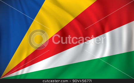 To use this stock image in your creative project, please select the size you need over to the right and click the "Add to Cart" button.
Your downloaded image will come with the Cutcaster watermark removed so don’t worry about the watermark you see on this page. Flag of Seychelles stock vector clipart, Flag of Seychelles - vector illustration by ojal_2