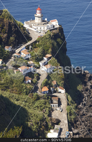 To use this stock image in your creative project, please select the size you need over to the right and click the "Add to Cart" button.
Your downloaded image will come with the Cutcaster watermark removed so don’t worry about the watermark you see on this page. Lighthouse, road and atlantic ocean in Ponta do Arnel, Azores stock photo, Lighthouse, road and atlantic ocean in Ponta do Arnel, Azores. Vertical by ABBPhoto