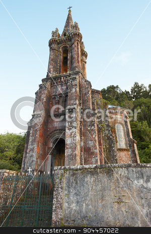 To use this stock image in your creative project, please select the size you need over to the right and click the "Add to Cart" button.
Your downloaded image will come with the Cutcaster watermark removed so don’t worry about the watermark you see on this page. Neogothic chapel in Furnas lake. Sao Miguel. Portugal stock photo, Neogothic chapel in Furnas lake. Sao Miguel. Portugal. Vertical by ABBPhoto