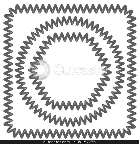 To use this stock image in your creative project, please select the size you need over to the right and click the "Add to Cart" button.
Your downloaded image will come with the Cutcaster watermark removed so don’t worry about the watermark you see on this page. Grey Cable Frames stock vector clipart, Set of Grey Cable Frames Isolated on White Background by valeo5