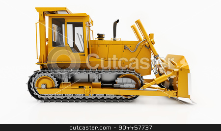 To use this stock image in your creative project, please select the size you need over to the right and click the "Add to Cart" button.
Your downloaded image will come with the Cutcaster watermark removed so don’t worry about the watermark you see on this page. Heavy crawler bulldozer stock photo, Heavy crawler bulldozer isolated on a light background with shadow by Alex Varlakov