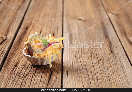 To use this stock image in your creative project, please select the size you need over to the right and click the "Add to Cart" button.
Your downloaded image will come with the Cutcaster watermark removed so don’t worry about the watermark you see on this page. Baked potato and cheese stock photo, Baked potato sprinkled with grated cheese and onion by Digifoodstock