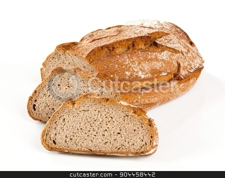 To use this stock image in your creative project, please select the size you need over to the right and click the "Add to Cart" button.
Your downloaded image will come with the Cutcaster watermark removed so don’t worry about the watermark you see on this page. Fresh bread stock photo, Loaf of fresh bread - two slices cut off by Digifoodstock