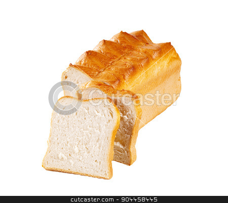 To use this stock image in your creative project, please select the size you need over to the right and click the "Add to Cart" button.
Your downloaded image will come with the Cutcaster watermark removed so don’t worry about the watermark you see on this page. White bread stock photo, Loaf of fresh white bread by Digifoodstock