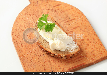 To use this stock image in your creative project, please select the size you need over to the right and click the "Add to Cart" button.
Your downloaded image will come with the Cutcaster watermark removed so don’t worry about the watermark you see on this page. Bread and cheese spread stock photo, Slice of bread and cheese spread - studio by Digifoodstock