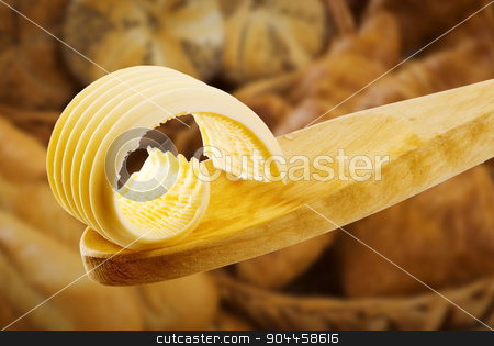 To use this stock image in your creative project, please select the size you need over to the right and click the "Add to Cart" button.
Your downloaded image will come with the Cutcaster watermark removed so don’t worry about the watermark you see on this page. Butter curl on a wooden spoon stock photo, Butter curl on a wooden spoon - detail by Digifoodstock