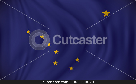 To use this stock image in your creative project, please select the size you need over to the right and click the "Add to Cart" button.
Your downloaded image will come with the Cutcaster watermark removed so don’t worry about the watermark you see on this page. Flag of Alaska stock vector clipart, Flag of Alaska - vector illustration by ojal_2