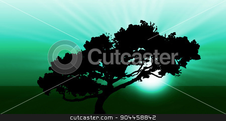 To use this stock image in your creative project, please select the size you need over to the right and click the "Add to Cart" button.
Your downloaded image will come with the Cutcaster watermark removed so don’t worry about the watermark you see on this page. Exotic sunrise or sunset stock photo, Exotic sunrise or sunset - Silhouette of a large tree by michaklootwijk