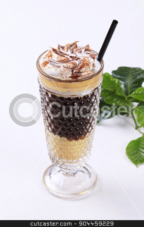 To use this stock image in your creative project, please select the size you need over to the right and click the "Add to Cart" button.
Your downloaded image will come with the Cutcaster watermark removed so don’t worry about the watermark you see on this page. Liqueur coffee stock photo, Liqueur coffee with whipped cream by Digifoodstock