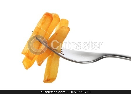 To use this stock image in your creative project, please select the size you need over to the right and click the "Add to Cart" button.
Your downloaded image will come with the Cutcaster watermark removed so don’t worry about the watermark you see on this page. French fries on a fork stock photo, French fries on a fork isolated on white by Digifoodstock