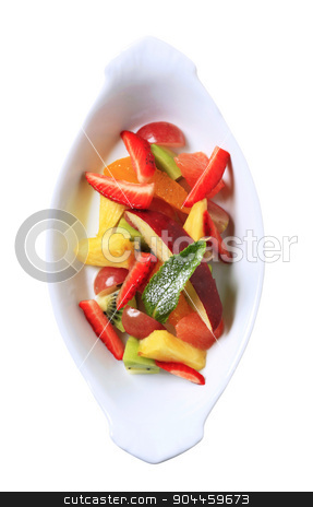 To use this stock image in your creative project, please select the size you need over to the right and click the "Add to Cart" button.
Your downloaded image will come with the Cutcaster watermark removed so don’t worry about the watermark you see on this page. Fruit salad stock photo, Bowl of mixed fruit salad by Digifoodstock