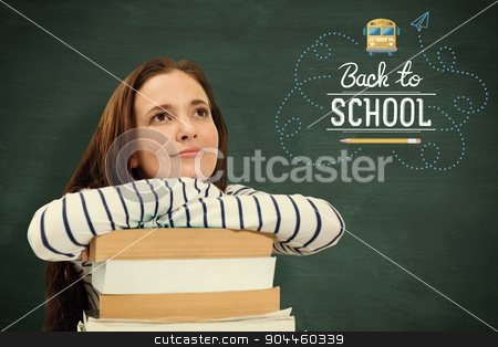To use this stock image in your creative project, please select the size you need over to the right and click the "Add to Cart" button.
Your downloaded image will come with the Cutcaster watermark removed so don’t worry about the watermark you see on this page. Composite image of students studying stock photo, Students studying against green chalkboard by Wavebreak Media