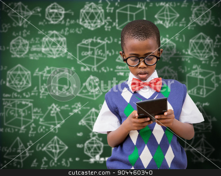 To use this stock image in your creative project, please select the size you need over to the right and click the "Add to Cart" button.
Your downloaded image will come with the Cutcaster watermark removed so don’t worry about the watermark you see on this page. Composite image of pupil with calculator stock photo, Pupil with calculator against green chalkboard by Wavebreak Media